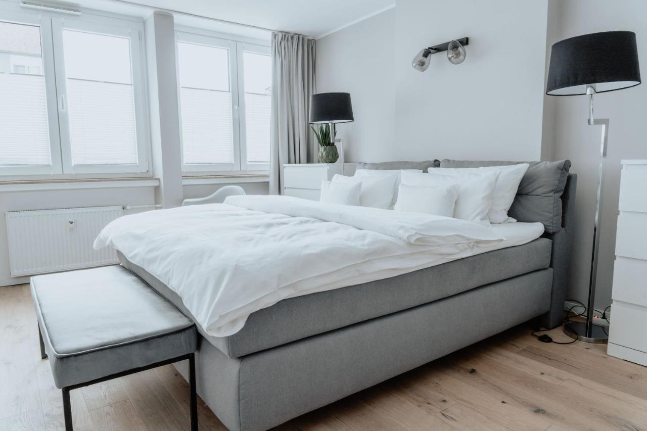 2-Zimmer City Apartment 57M² Mit King Size Bett Und Kueche Munster  Extérieur photo