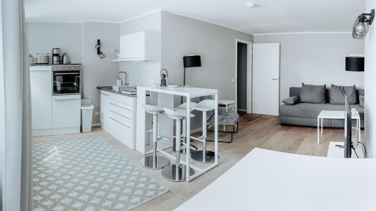 2-Zimmer City Apartment 57M² Mit King Size Bett Und Kueche Munster  Extérieur photo